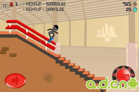 【免費體育競技App】火柴人滑板 Stickman Skater Pro-APP點子