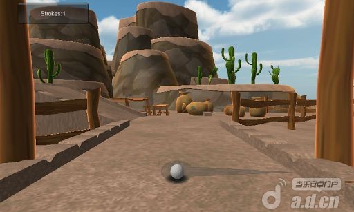 【免費體育競技App】卡通沙漠迷你高尔夫 Cartoon desert mini golf 3D-APP點子